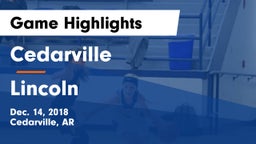 Cedarville  vs Lincoln  Game Highlights - Dec. 14, 2018