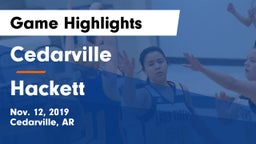 Cedarville  vs Hackett  Game Highlights - Nov. 12, 2019