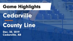 Cedarville  vs County Line  Game Highlights - Dec. 30, 2019