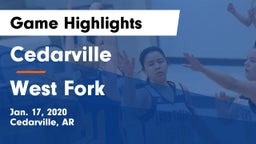 Cedarville  vs West Fork  Game Highlights - Jan. 17, 2020