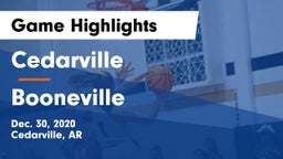 Cedarville  vs Booneville  Game Highlights - Dec. 30, 2020