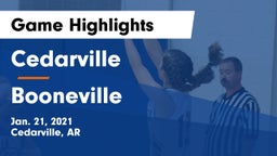 Cedarville  vs Booneville  Game Highlights - Jan. 21, 2021
