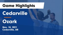 Cedarville  vs Ozark  Game Highlights - Nov. 18, 2021