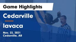 Cedarville  vs lavaca Game Highlights - Nov. 22, 2021
