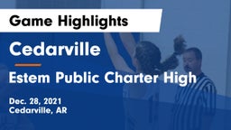 Cedarville  vs Estem Public Charter High Game Highlights - Dec. 28, 2021