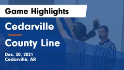 Cedarville  vs County Line  Game Highlights - Dec. 30, 2021