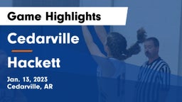 Cedarville  vs Hackett  Game Highlights - Jan. 13, 2023