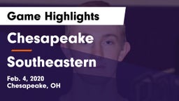 Chesapeake  vs Southeastern  Game Highlights - Feb. 4, 2020