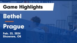Bethel  vs Prague Game Highlights - Feb. 23, 2024