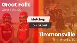 Matchup: Great Falls vs. Timmonsville  2018
