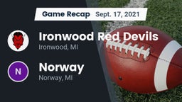 Recap: Ironwood Red Devils vs. Norway  2021