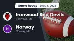Recap: Ironwood Red Devils vs. Norway  2022