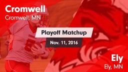 Matchup: Cromwell vs. Ely  2016