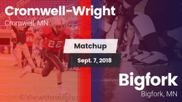 Matchup: Cromwell-Wright vs. Bigfork  2018