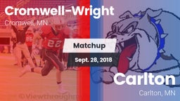 Matchup: Cromwell-Wright vs. Carlton  2018