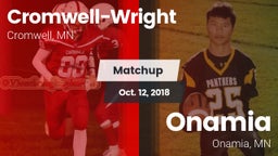 Matchup: Cromwell-Wright vs. Onamia  2018
