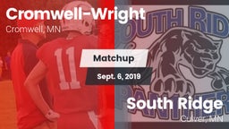 Matchup: Cromwell-Wright vs. South Ridge  2019