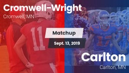 Matchup: Cromwell-Wright vs. Carlton  2019