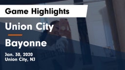 Union City  vs Bayonne  Game Highlights - Jan. 30, 2020