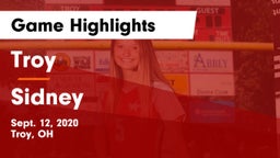 Troy  vs Sidney  Game Highlights - Sept. 12, 2020