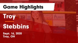 Troy  vs Stebbins  Game Highlights - Sept. 16, 2020