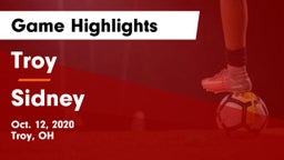 Troy  vs Sidney  Game Highlights - Oct. 12, 2020