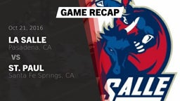 Recap: La Salle  vs. St. Paul  2016