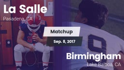 Matchup: La Salle  vs. Birmingham  2017