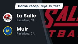 Recap: La Salle  vs. Muir  2017