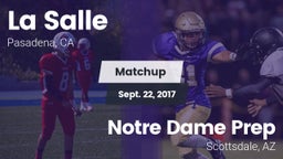 Matchup: La Salle  vs. Notre Dame Prep  2017