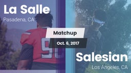 Matchup: La Salle  vs. Salesian  2017