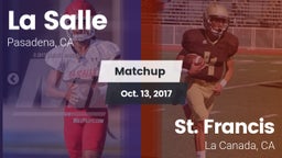 Matchup: La Salle  vs. St. Francis  2017