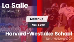 Matchup: La Salle  vs. Harvard-Westlake School 2017