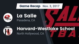 Recap: La Salle  vs. Harvard-Westlake School 2017