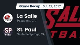 Recap: La Salle  vs. St. Paul  2017