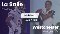 Matchup: La Salle  vs. Westchester  2018