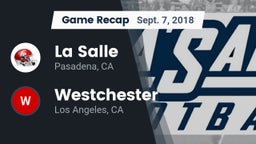 Recap: La Salle  vs. Westchester  2018