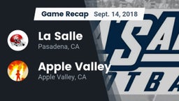 Recap: La Salle  vs. Apple Valley  2018