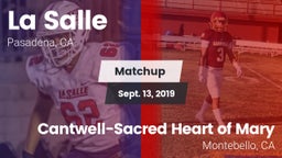 Matchup: La Salle  vs. Cantwell-Sacred Heart of Mary  2019