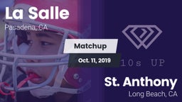 Matchup: La Salle  vs. St. Anthony  2019