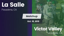 Matchup: La Salle  vs. Victor Valley  2019