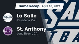 Recap: La Salle  vs. St. Anthony  2021