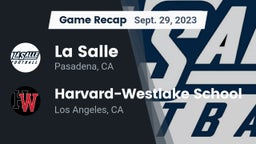 Recap: La Salle  vs. Harvard-Westlake School 2023