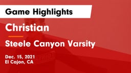 Christian  vs Steele Canyon Varsity Game Highlights - Dec. 15, 2021