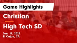 Christian  vs High Tech SD Game Highlights - Jan. 19, 2023