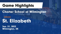 Charter School of Wilmington vs St. Elizabeth  Game Highlights - Jan. 31, 2023