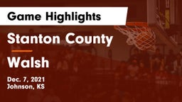 Stanton County  vs Walsh  Game Highlights - Dec. 7, 2021