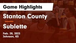 Stanton County  vs Sublette  Game Highlights - Feb. 28, 2023