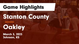 Stanton County  vs Oakley   Game Highlights - March 3, 2023