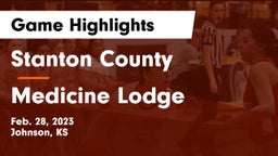 Stanton County  vs Medicine Lodge  Game Highlights - Feb. 28, 2023